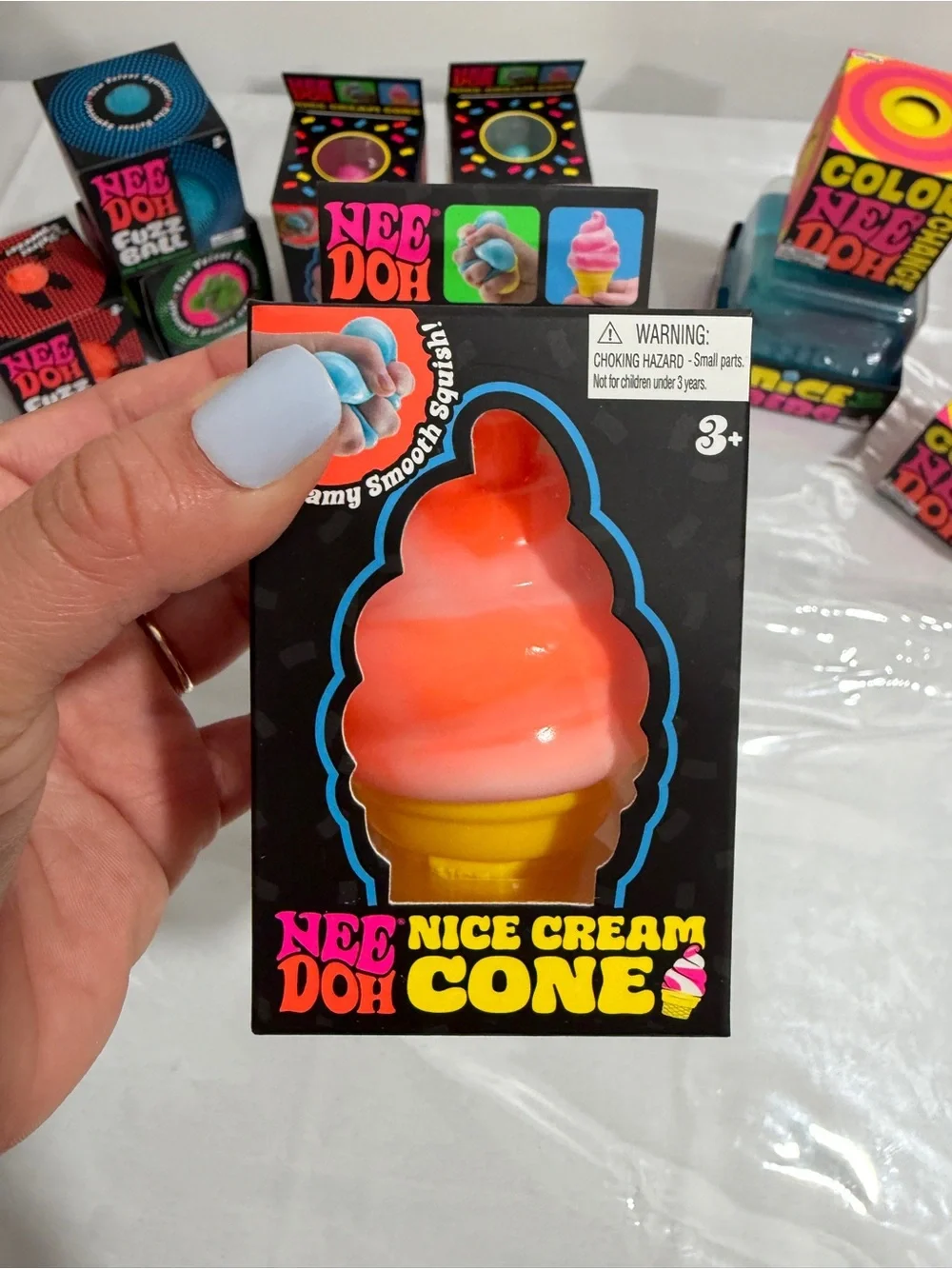 NeeDoh Sensory Toy Squishy Stress Reliever Lot of 9 Individual Items New Viral !